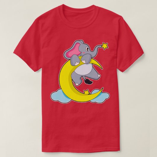 T-shirt Eléphant sur les nuages (Design devant)