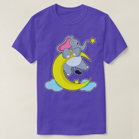 T-shirt Éléphant sur les nuages (Design devant)