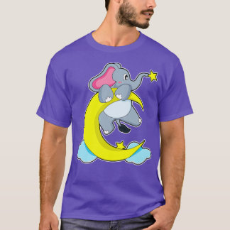 T-shirt Éléphant sur les nuages