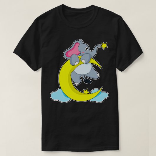 T-shirt Eléphant sur les nuages (Design devant)