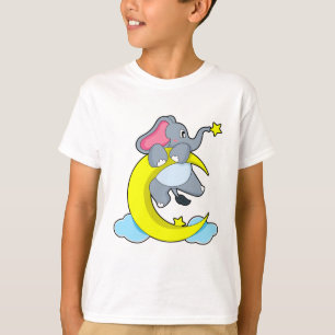T-shirt Eléphant sur les nuages