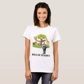 T-shirt Eléphant sur un skateboard (Devant entier)