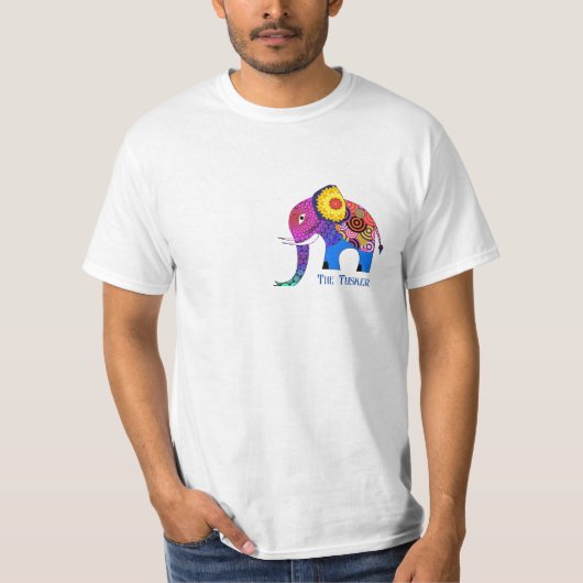 T-shirt éléphant "The Tusker" (Devant)
