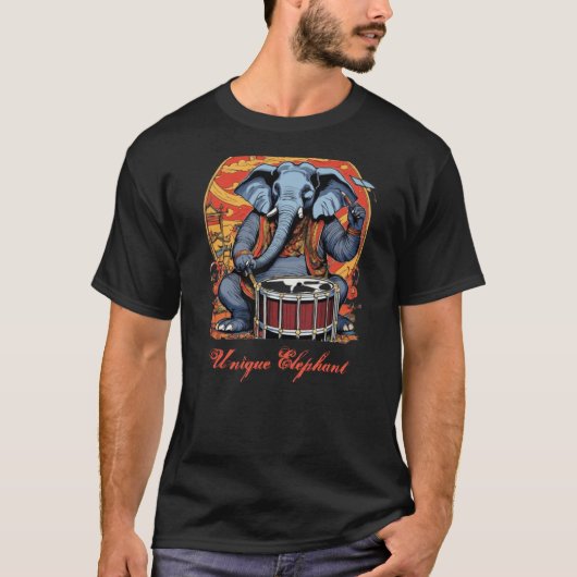 T-shirt Eléphant unique (Devant)