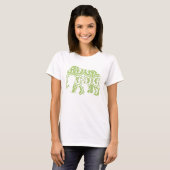 T-shirt Eléphant Vert Marocain (Devant entier)