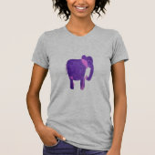 T-shirt Eléphant Violet (Devant)