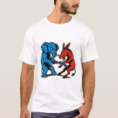 T-shirt Elephant vs Donkey Graphic (Devant)