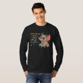 T-shirt Elephant What Makes You Different Autism Awareness (Devant entier)