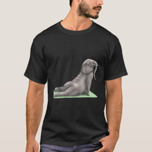 T-shirt Eléphant Yoga Pose Méditation Zen Exercice d'entra