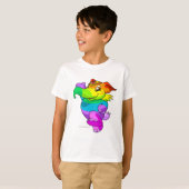 T-shirt Elephante arc-en-ciel (Devant entier)