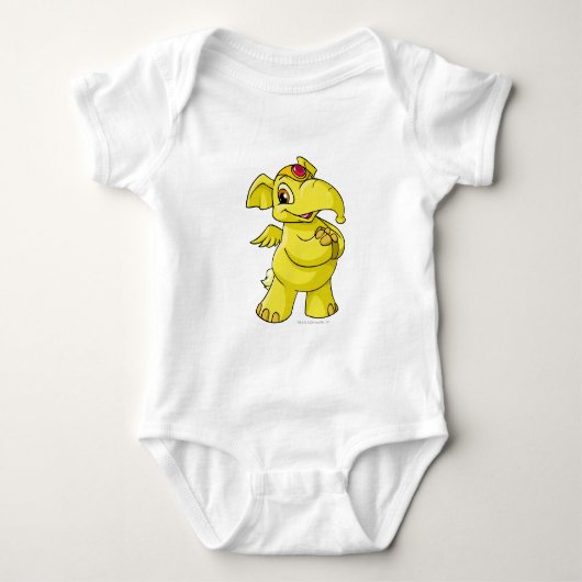 T-shirt Eléphante jaune (Devant)