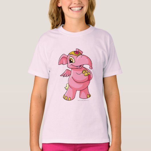 T-shirt Elephante rose (Devant)