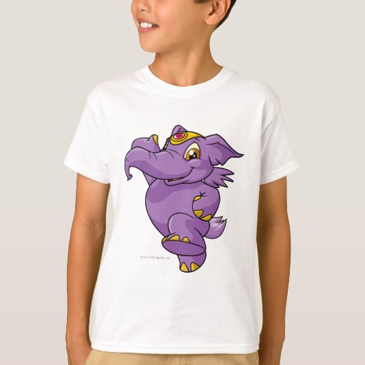 T-shirt Eléphante violet (Devant)