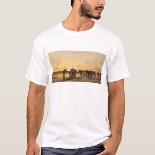 T-shirt Éléphants africains (Devant)