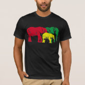 T-shirt Éléphants africains par Brad Scott (Devant)