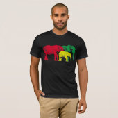 T-shirt Éléphants africains par Brad Scott (Devant entier)