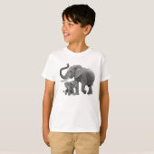 T-SHIRT ÉLÉPHANTS DE LA FORÊT PLUVIALE (Devant entier)