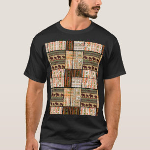 T-shirt Eléphants de Patchwork : Texture ornementale