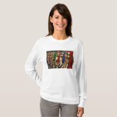 T-shirt Éléphants dorés (Devant entier)