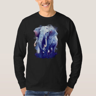 T-shirt Eléphants Pachyderm Safari Trunk Probosci