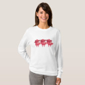 T-shirt ÉLÉPHANTS roses (Devant entier)