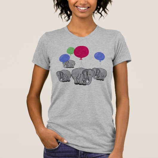 T-shirt Eléphants volants (Devant)