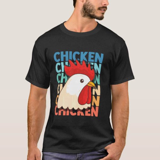 T-shirt Élevage de poulet Oeuf Hen Jardin d'éleveur agrico (Devant)