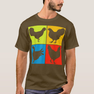 T-shirt Élevage de volaille Agricole Amoureux des animaux