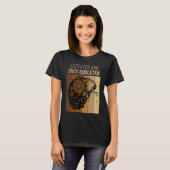 T-shirt Elevated And HBCU Educated Historical Black Colleg (Devant entier)