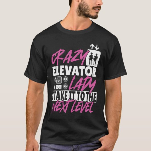 T-shirt Elevator Lady Next Level (Devant)