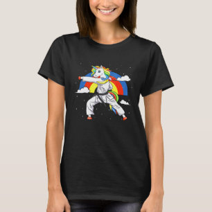 T-shirt élève professeur de karaté maître de karaté licorn