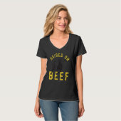 T-shirt Élevé Sur Du Boeuf (Devant entier)