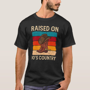 T-shirt Élevé sur la musique country des années 90, gilet