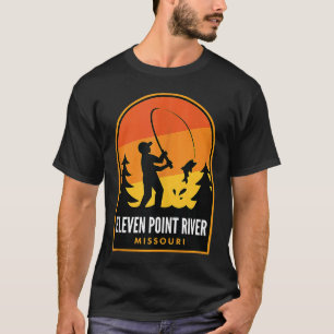 T-shirt Eleven Point River Missouri Fishing