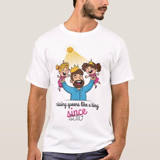 T-shirt Élever des reines comme une Fête des pères royale
