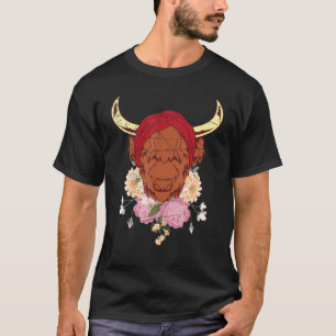 T-shirt Éleveur d'animaux de ferme Vache des Highlands éco