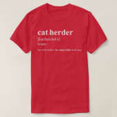 T-shirt éleveur de chat (Design devant)