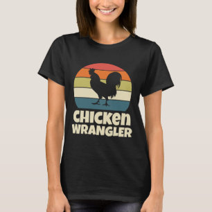 T-shirt Éleveur de poulets Fermier Coq Élevage Rétro Vint
