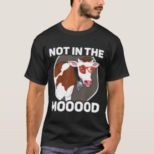 T-shirt Éleveur Laitier Pas Dans La Vache Lunatique