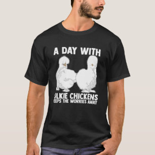 T-shirt Éleveur poule soyeuse maman poule soyeuse éleveur