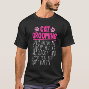T-shirt Éleveur Salon de toilettage pour chats Toilettage