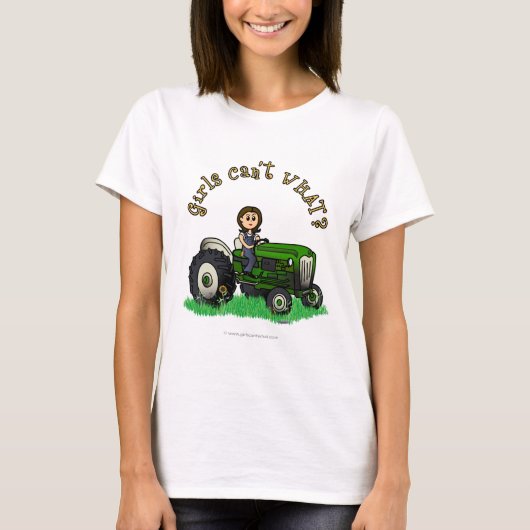 T-shirt Éleveur vert pâle (Devant)