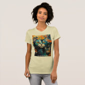 T-shirt Elevez votre style avec l'art cubiste de chats (Devant entier)