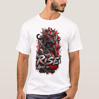 T-shirt ÉLEVEZ-VOUS AU-DESSUS DU BRUIT Panther Streetwear