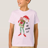 T-shirt Elf Basic pour Enfants Unisex Holiday Elf (Devant)