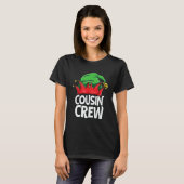 T-shirt Elf Cousin Crew Christmas Squad Family Matching Pa (Devant entier)