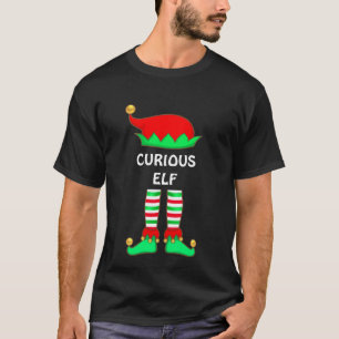 T-shirt Elf Curieux de Noël moderne