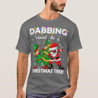 T-shirt Elf Dabbing Père Noël Chemise Enfants garçons Clau