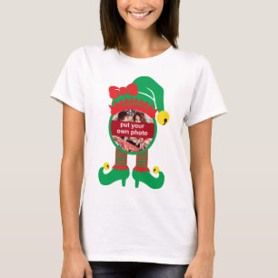 T-shirt elf de Noël personnalisé