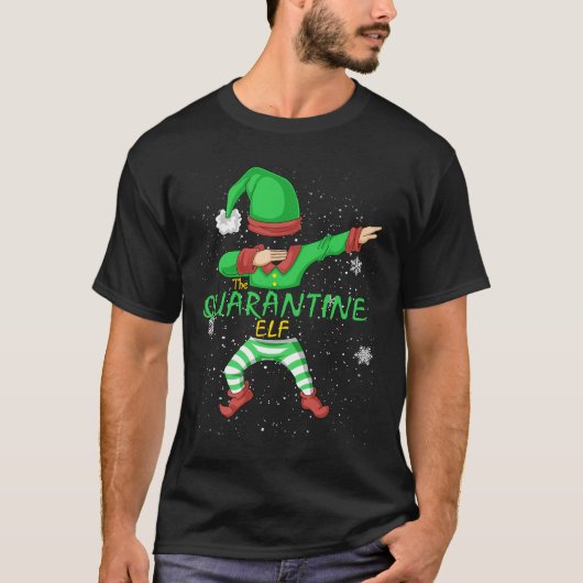 T-shirt elf de quarantaine (Devant)